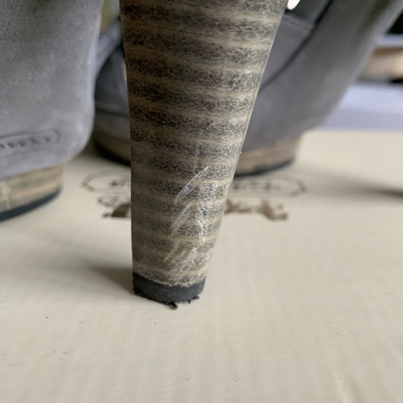 Like new Coach Teagan Shimmer leather slate sz 7 - Picture 4 of 8